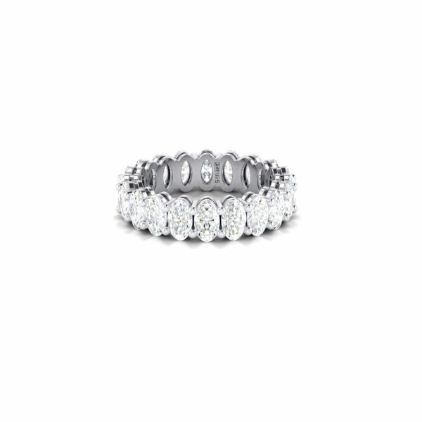 R6019 Oval Eternity Ring