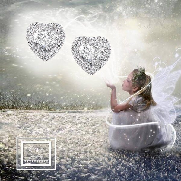 E3165 Fancy Heart Earrings