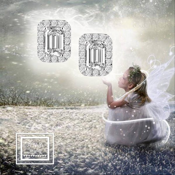 E3188 Fancy Emerald Earrings